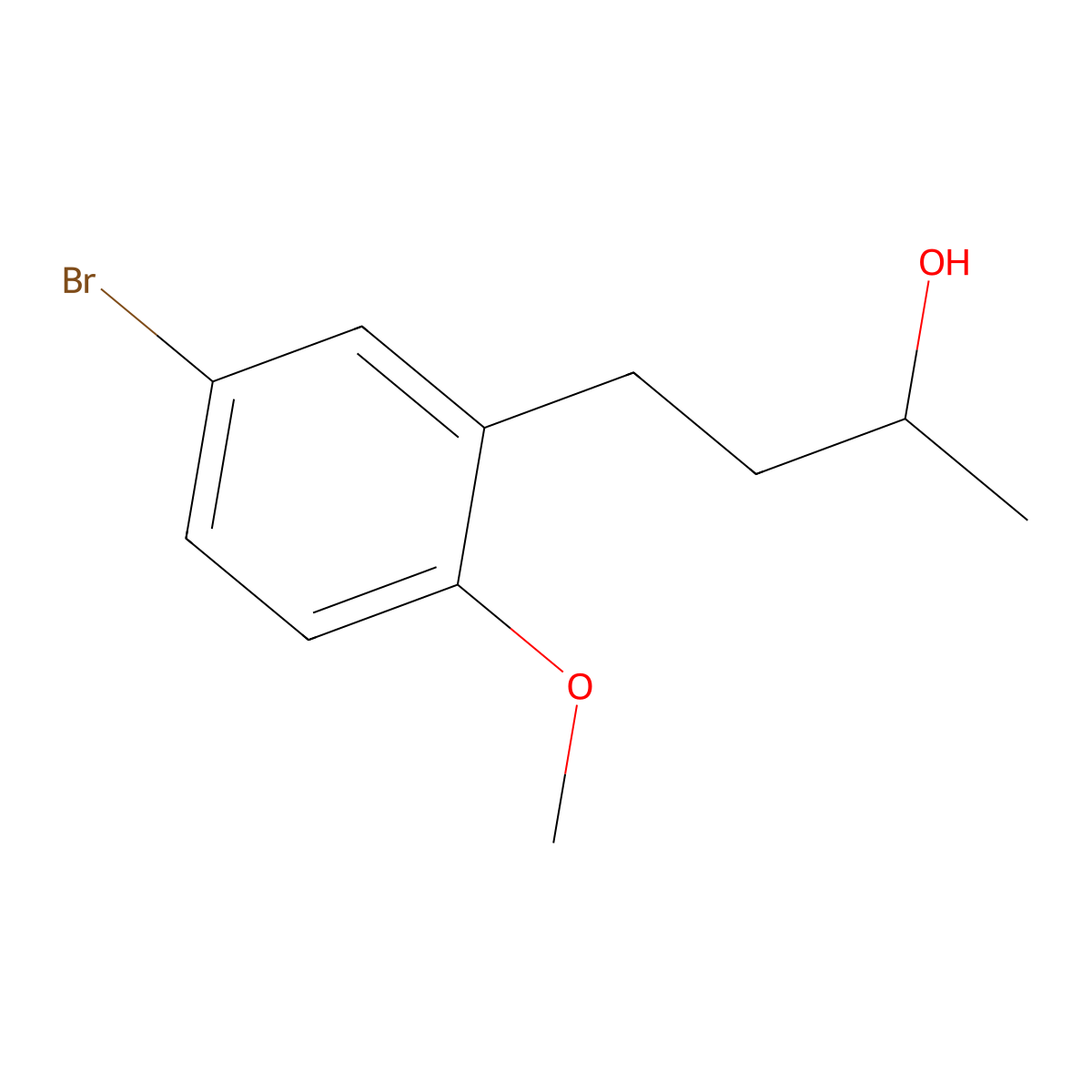 4-(5-Bromo-2-methoxyphenyl)butan-2-ol molecular structure, CAS 1247936-95-3