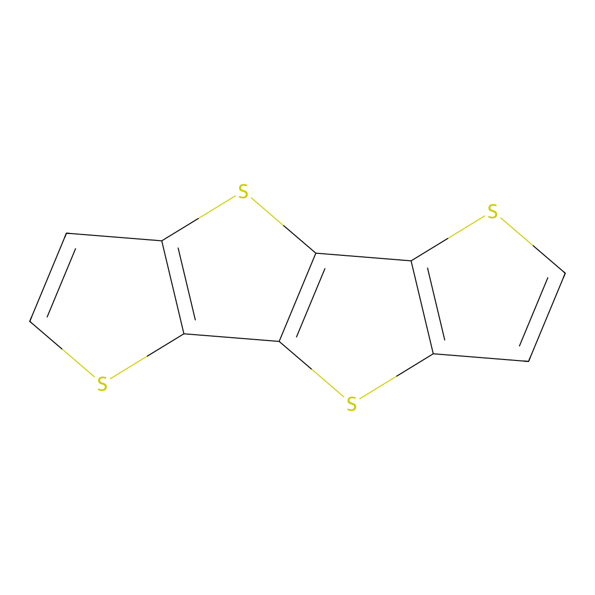 Thieno[2',3':4,5]thieno[3,2-b]thieno[2,3-d]thiophene molecular structure, CAS 124796-78-7