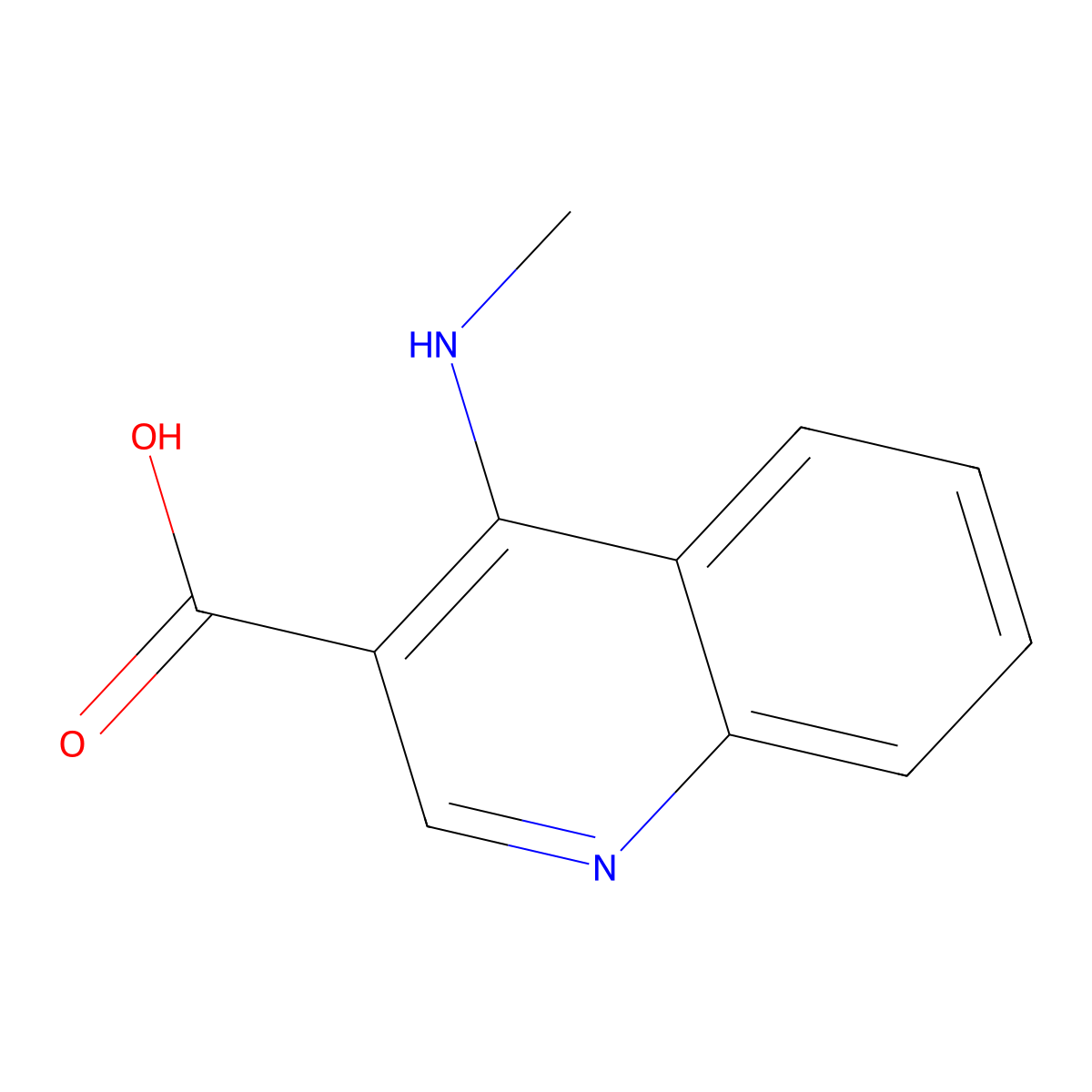 4-(Methylamino)quinoline-3-carboxylic acid molecular structure, CAS 1248009-20-2