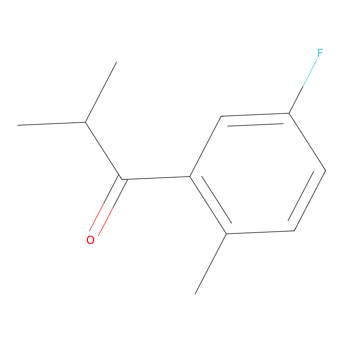 2,2'-Dimethyl-3'-fluoropropiophenone molecular structure, CAS 1248015-60-2