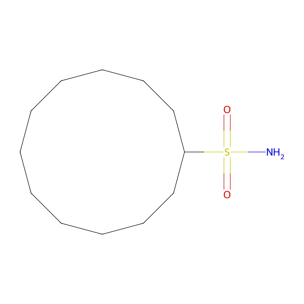Cyclododecanesulfonamide molecular structure, CAS 1248017-24-4