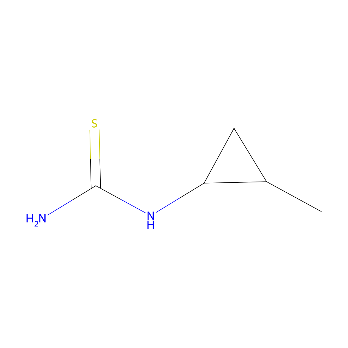 (2-Methylcyclopropyl)thiourea molecular structure, CAS 1248026-56-3