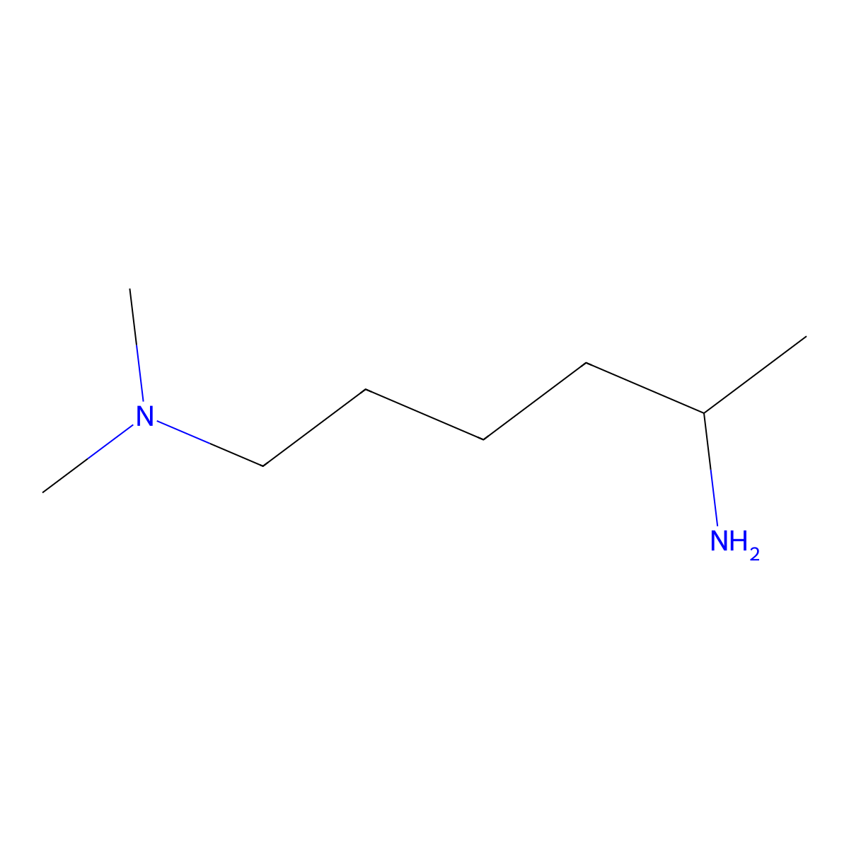 n1,n1-Dimethylhexane-1,5-diamine molecular structure, CAS 1248035-54-2