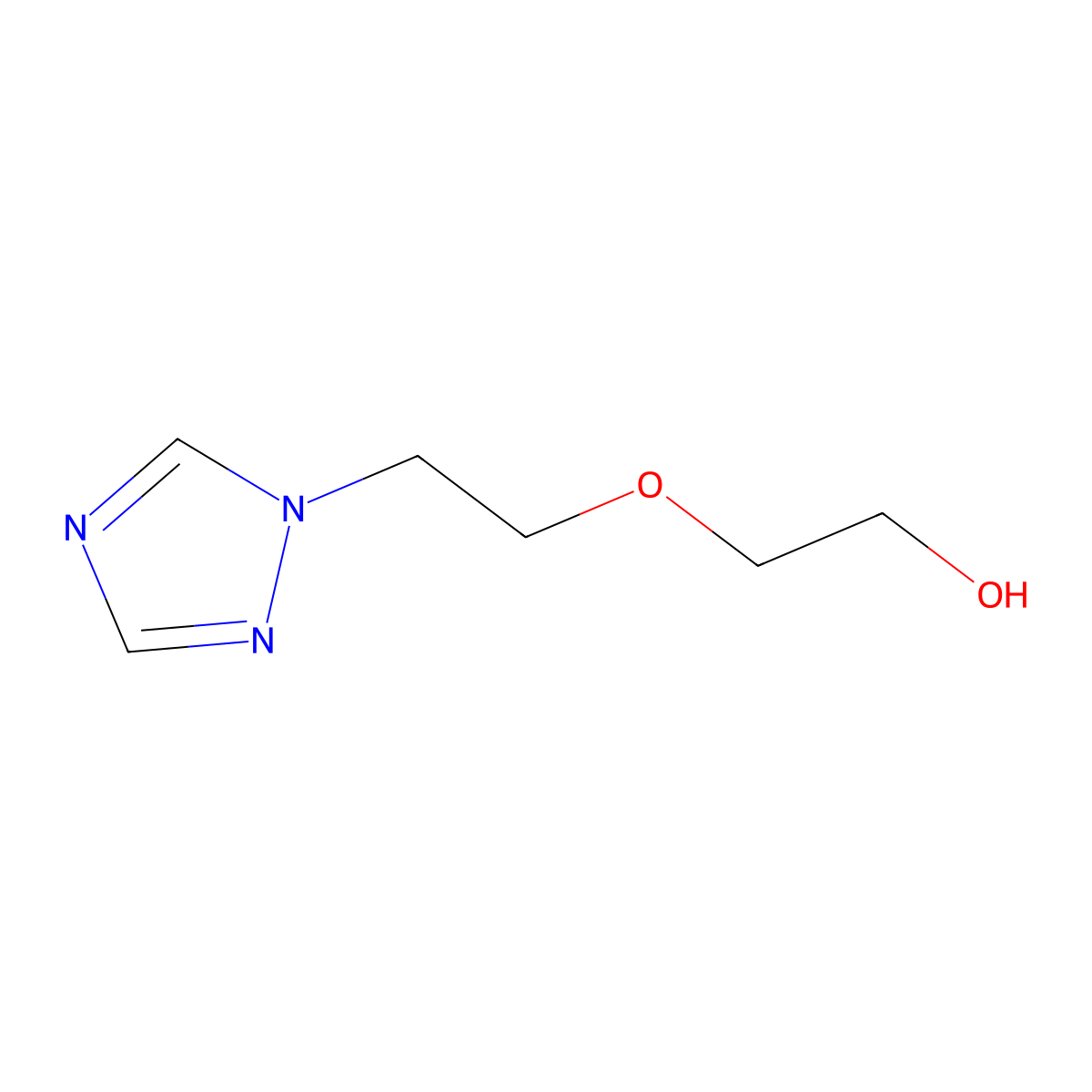 2-[2-(1H-1,2,4-triazol-1-yl)ethoxy]ethan-1-ol molecular structure, CAS 1248039-33-9