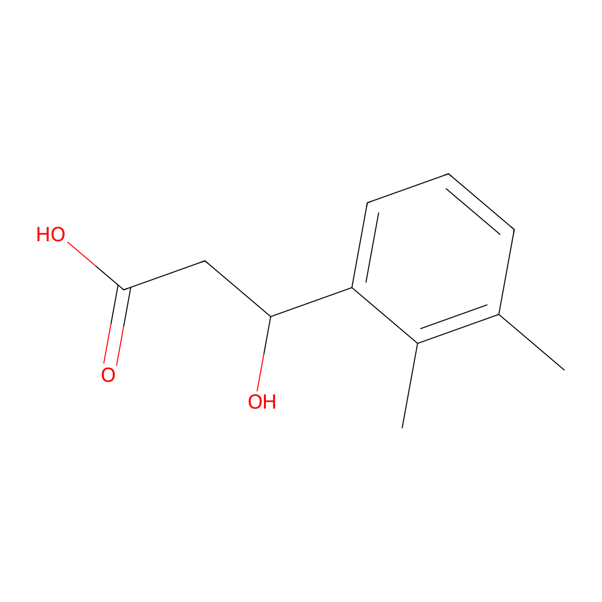 3-(2,3-Dimethylphenyl)-3-hydroxypropanoic acid molecular structure, CAS 1248054-74-1