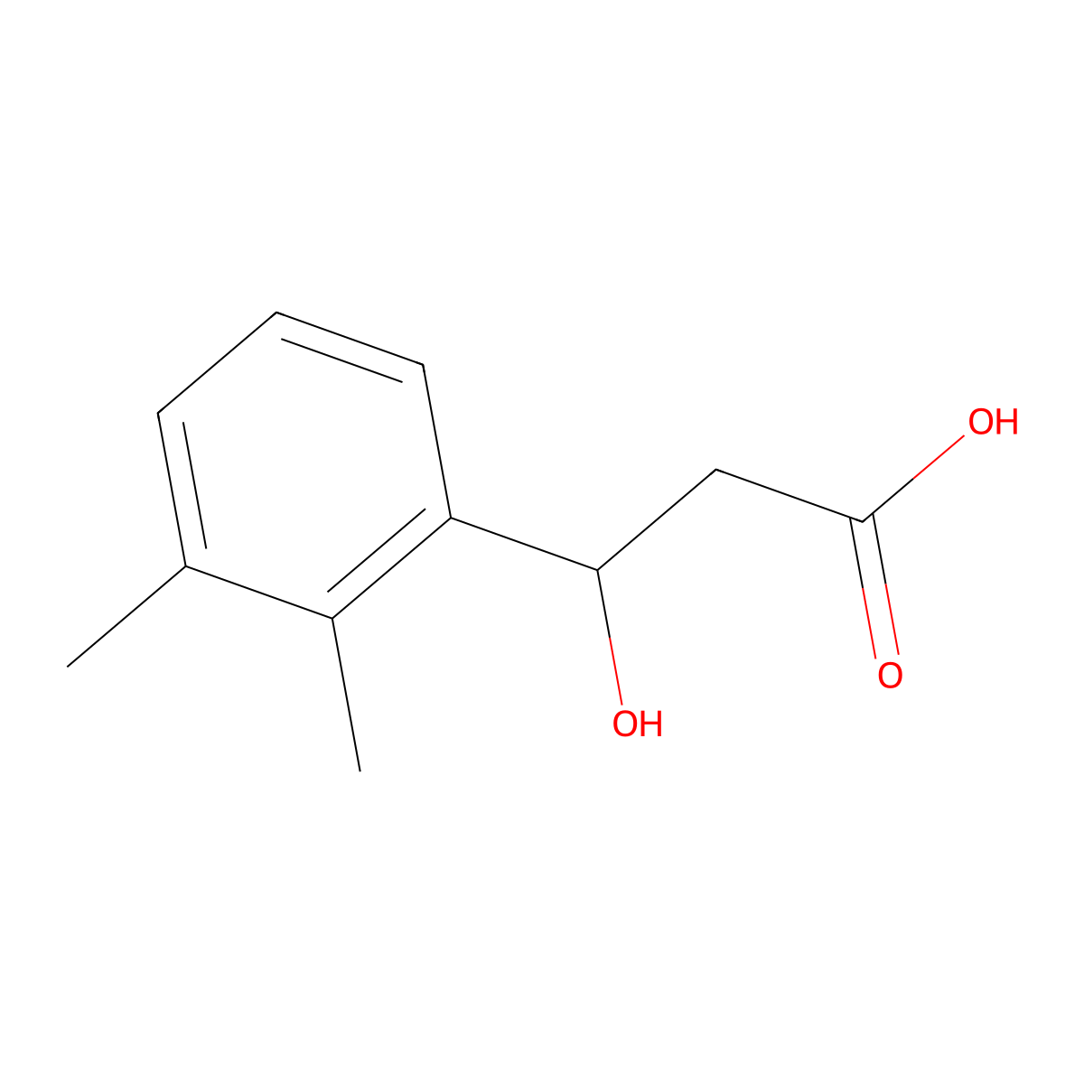 3-(2,3-Dimethylphenyl)-3-hydroxypropanoic acid molecular structure, CAS 1248054-74-1