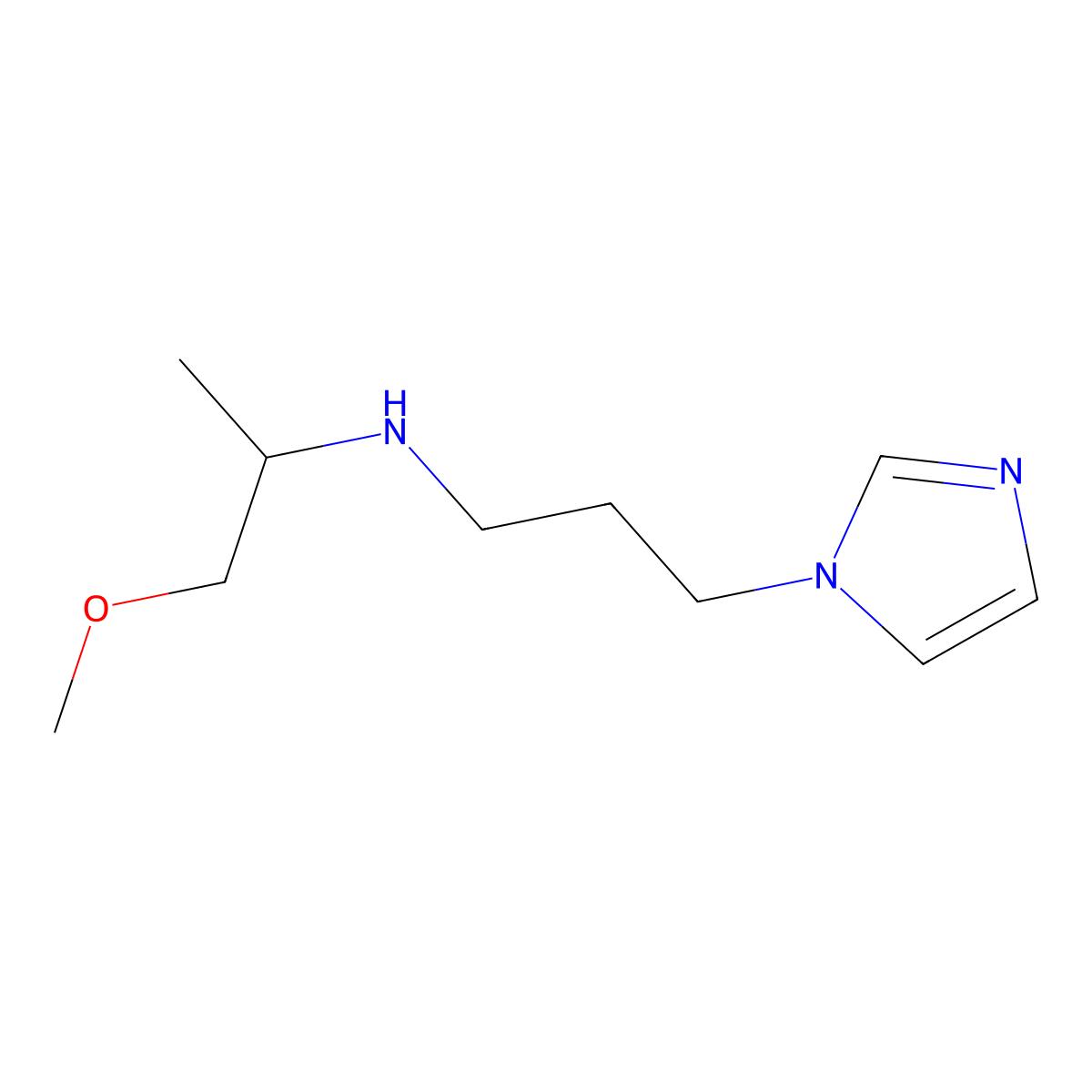 [3-(1H-Imidazol-1-yl)propyl](1-methoxypropan-2-yl)amine molecular structure, CAS 1248055-74-4