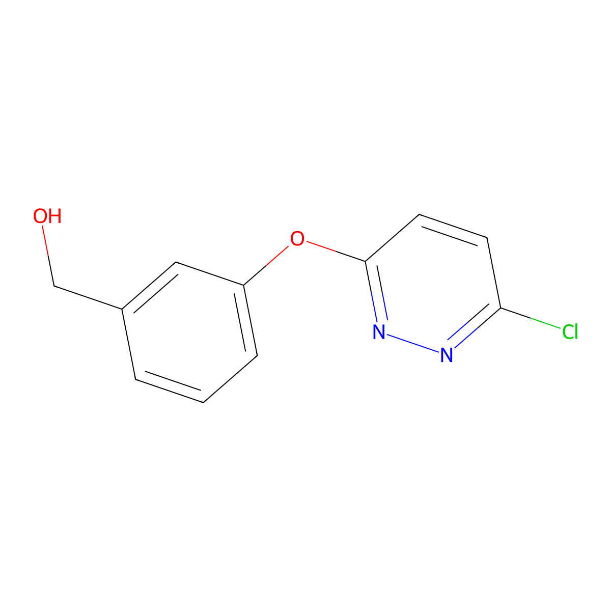 {3-[(6-Chloropyridazin-3-yl)oxy]phenyl}methanol molecular structure, CAS 1248056-97-4