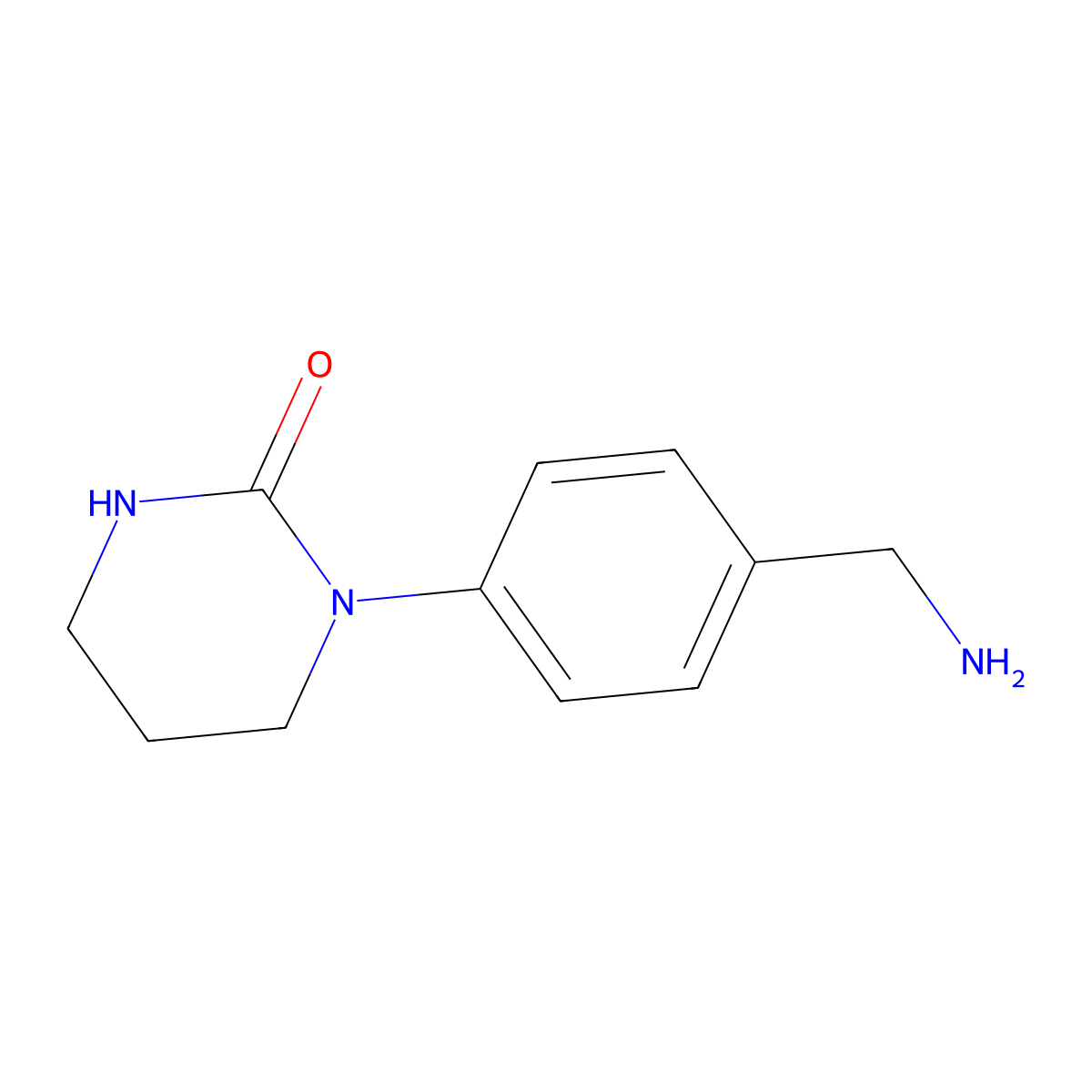 3-[4-(Aminomethyl)phenyl]-tetrahydropyrimidin-2(1H)-one molecular structure, CAS 1248060-82-3
