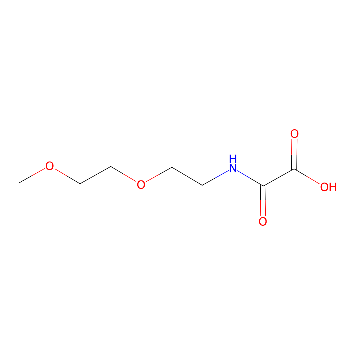 {[2-(2-Methoxyethoxy)ethyl]carbamoyl}formic acid molecular structure, CAS 1248069-38-6