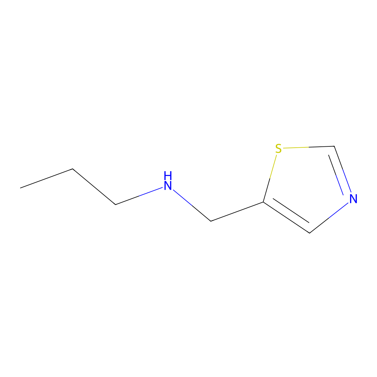 n-(Thiazol-5-ylmethyl)propan-1-amine molecular structure, CAS 1248091-98-6