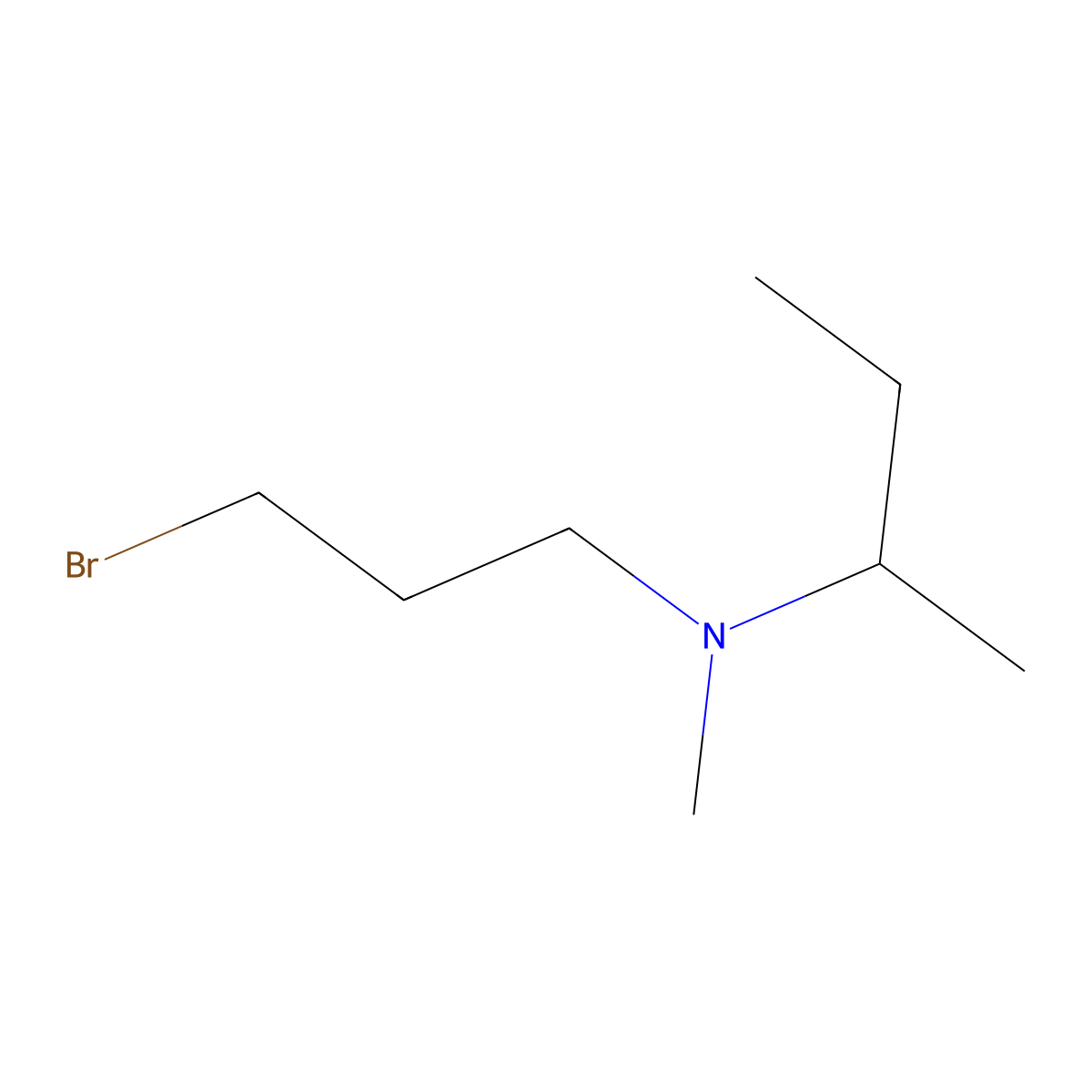 (3-Bromopropyl)(butan-2-yl)methylamine molecular structure, CAS 1248115-05-0