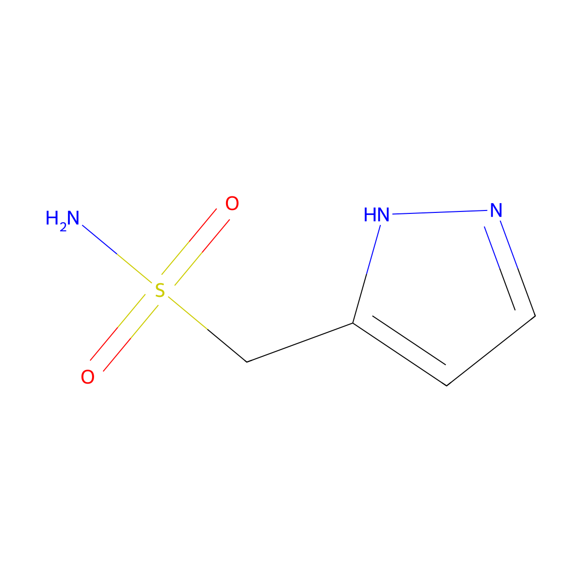 (1H-pyrazol-5-yl)methanesulfonamide molecular structure, CAS 1248141-46-9