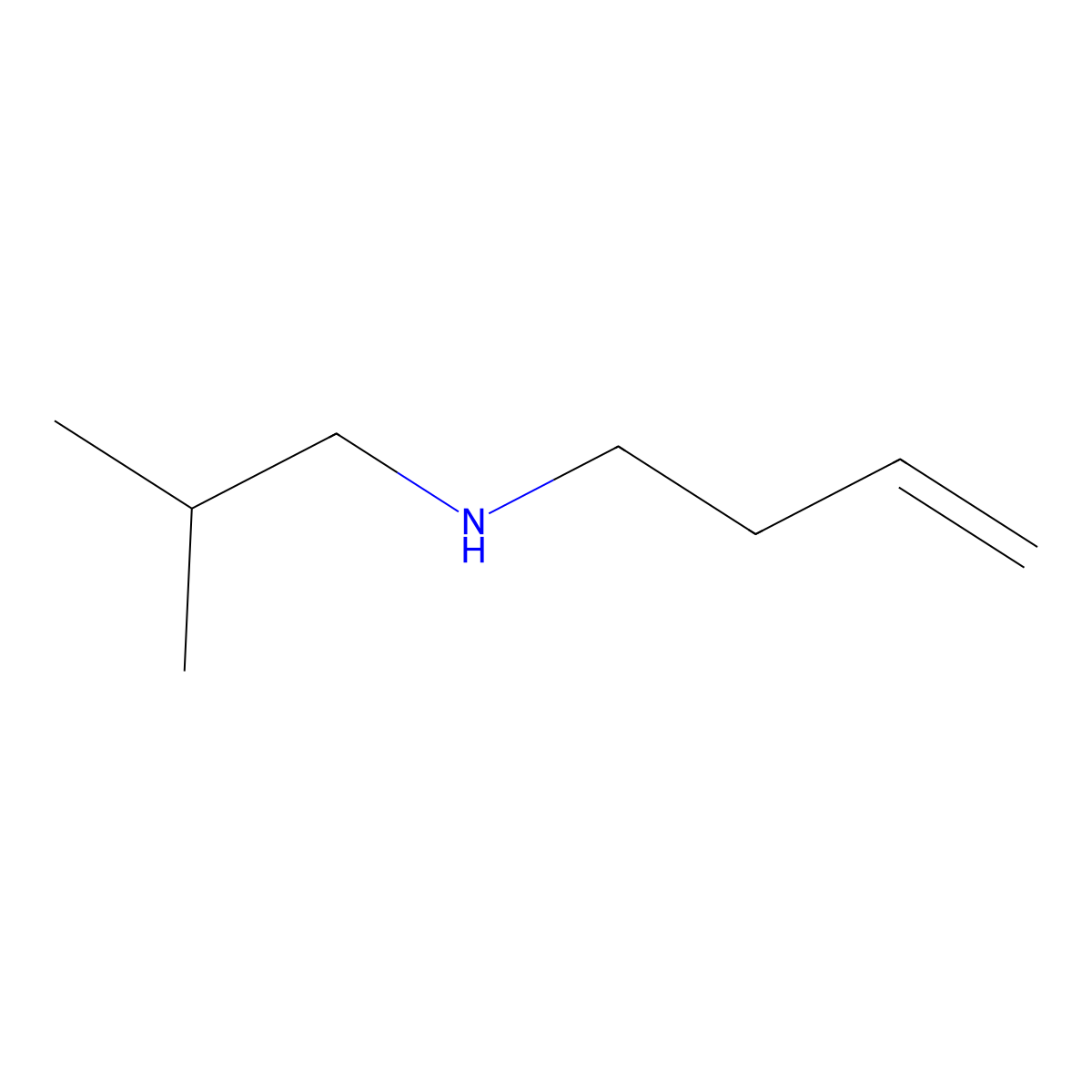 N-Isobutyl-3-buten-1-amine molecular structure, CAS 1248154-91-7