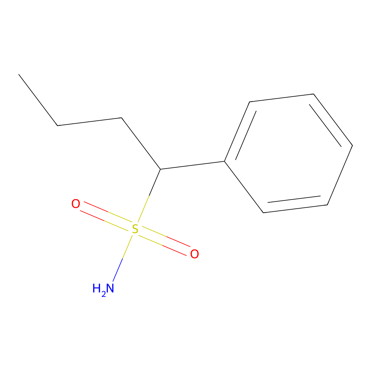1-Phenylbutane-1-sulfonamide molecular structure, CAS 1248158-93-1