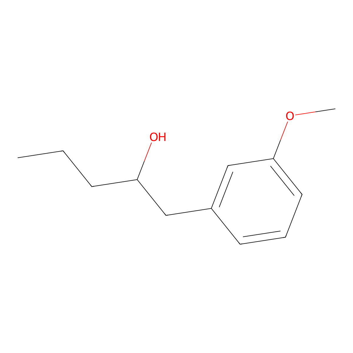 1-(3-Methoxyphenyl)-2-pentanol molecular structure, CAS 1248171-58-5