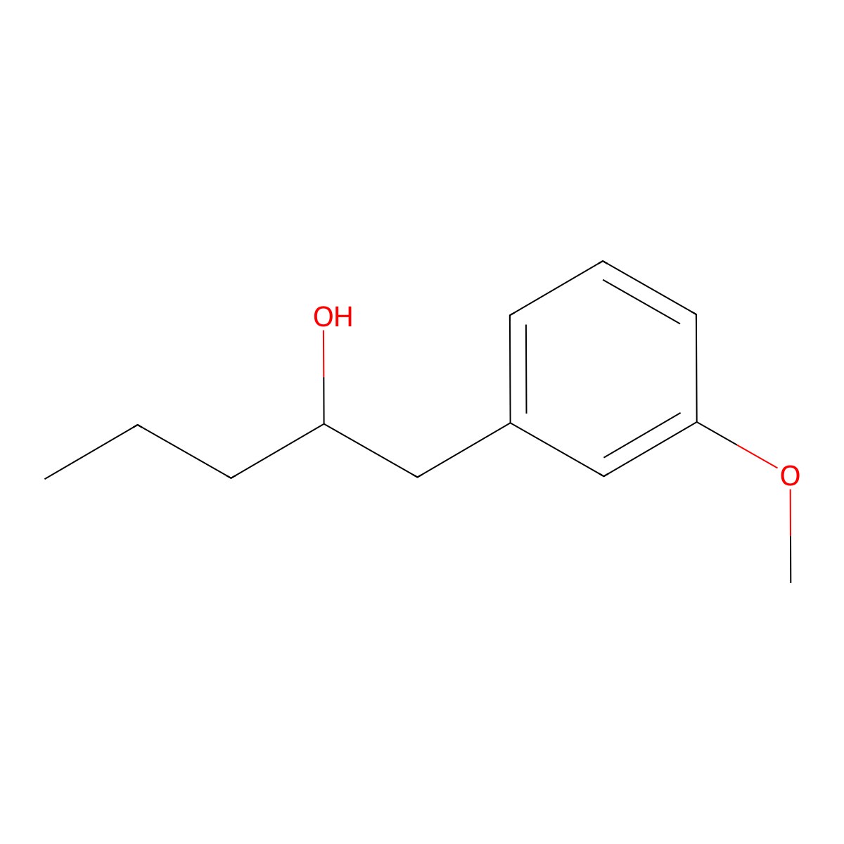1-(3-Methoxyphenyl)-2-pentanol molecular structure, CAS 1248171-58-5