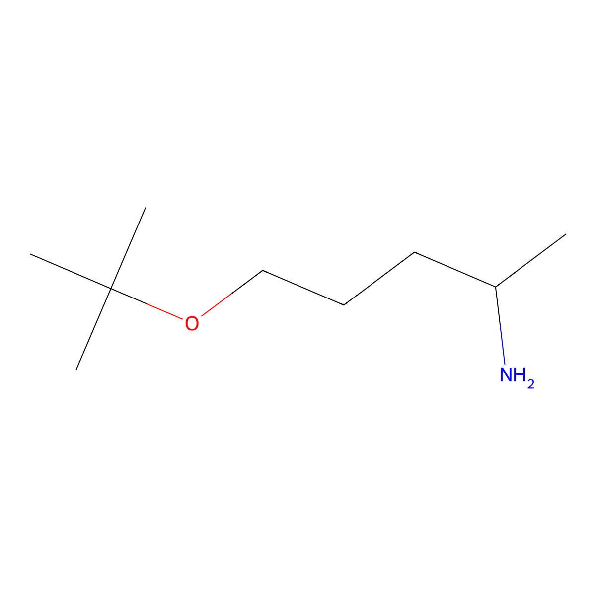 5-(Tert-butoxy)pentan-2-amine molecular structure, CAS 1248174-45-9
