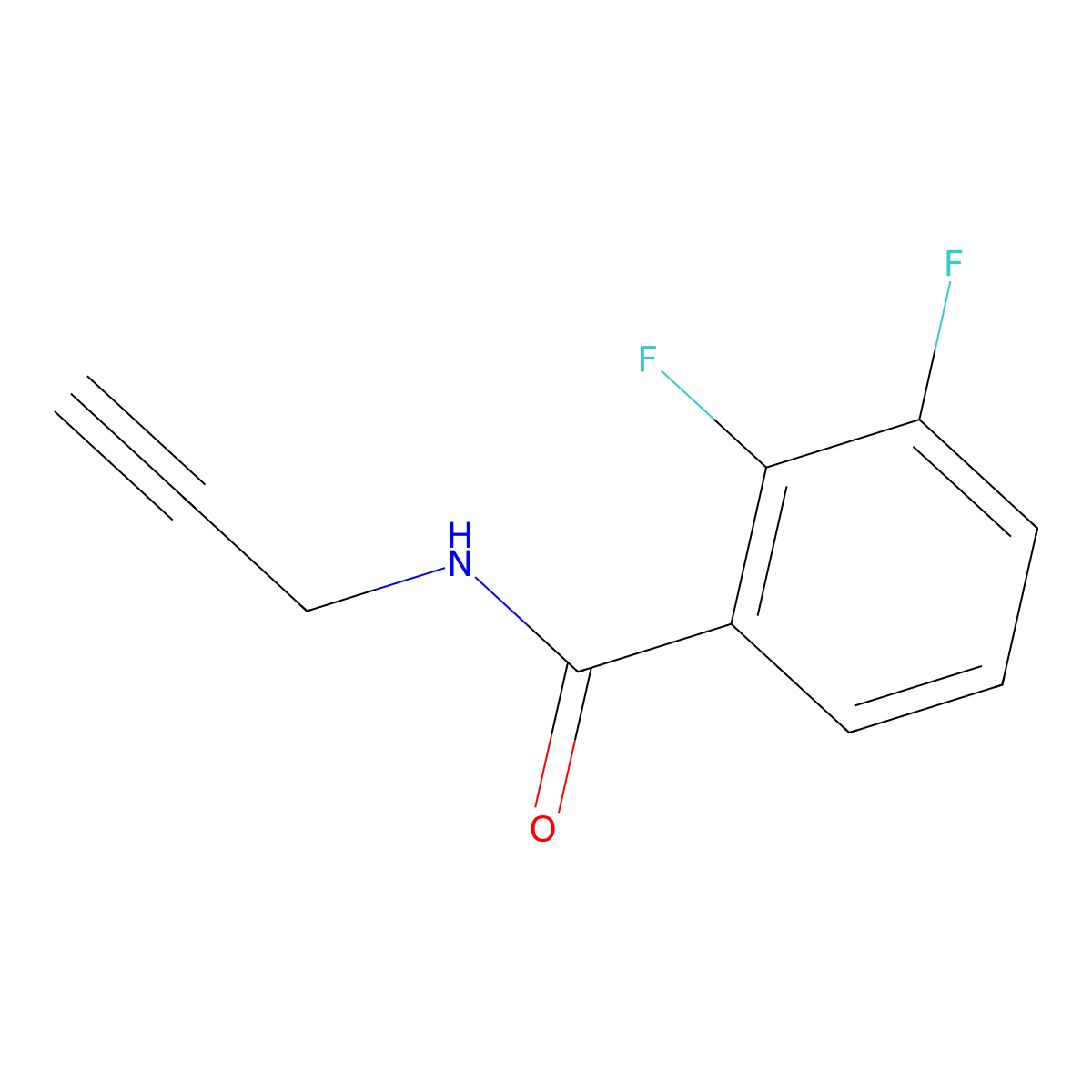 2,3-difluoro-N-(prop-2-yn-1-yl)benzamide molecular structure, CAS 1248176-20-6