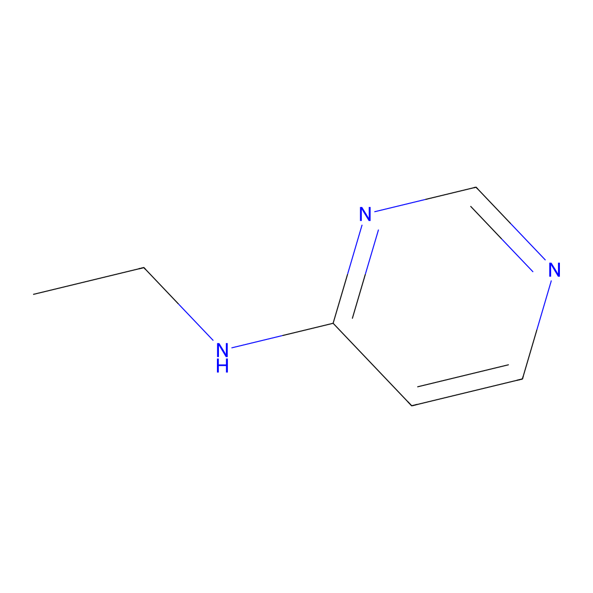 N-ethylpyrimidin-4-amine molecular structure, CAS 1248180-18-8