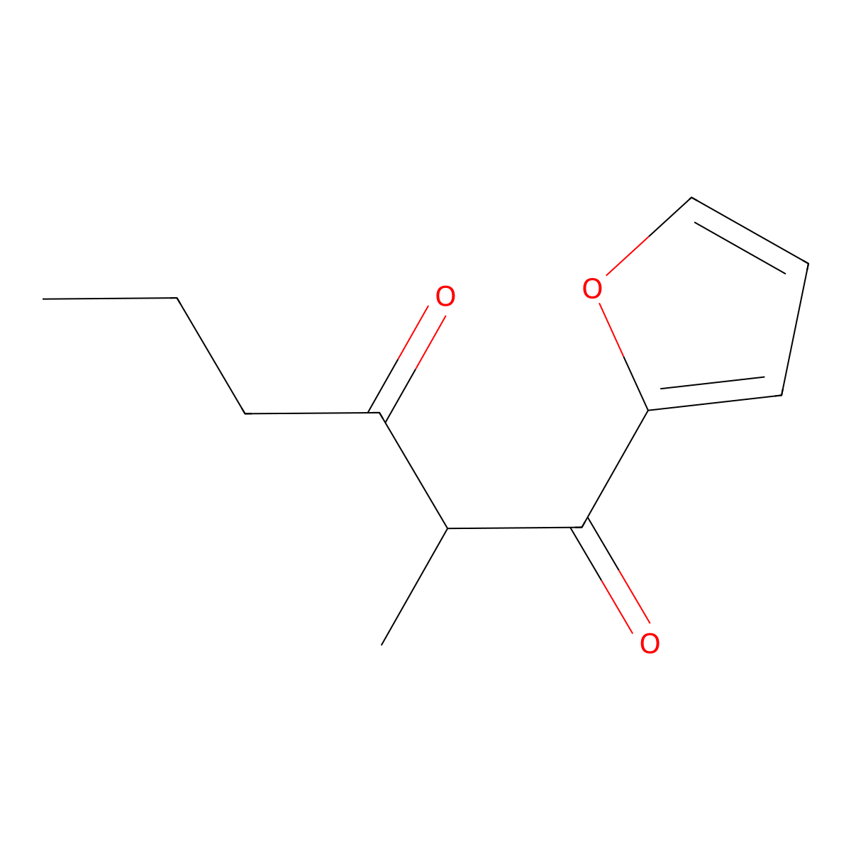 1-(Furan-2-yl)-2-methylhexane-1,3-dione molecular structure, CAS 1248181-19-2
