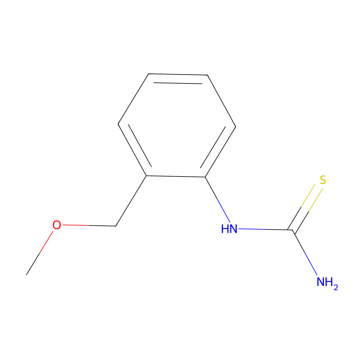[2-(Methoxymethyl)phenyl]thiourea molecular structure, CAS 1248193-65-8