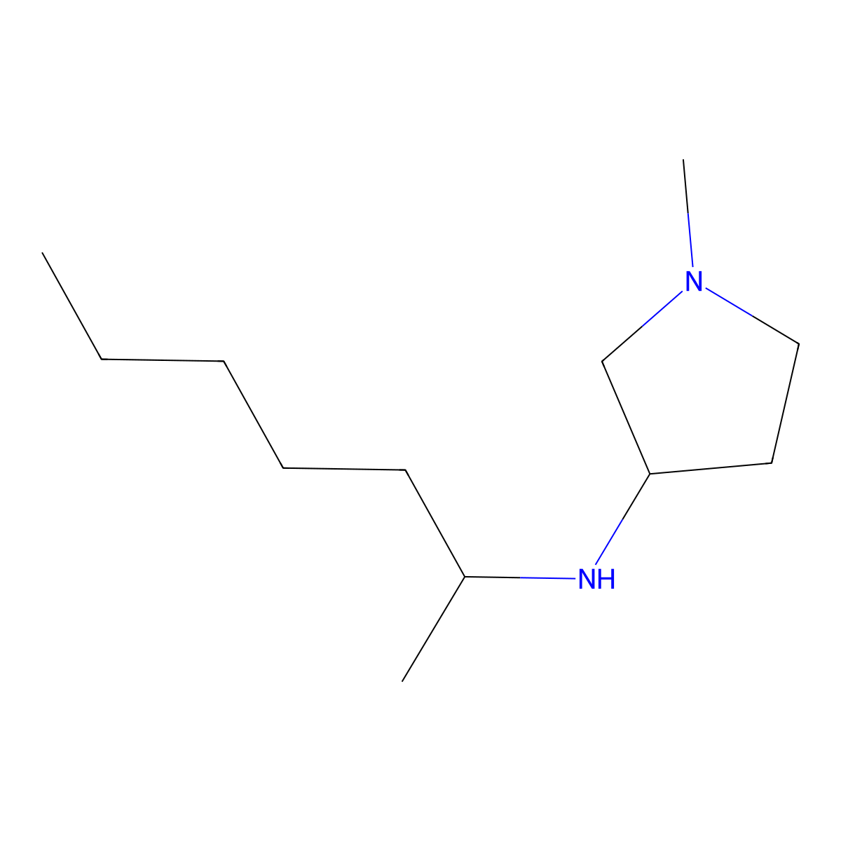 N-(Heptan-2-yl)-1-methylpyrrolidin-3-amine molecular structure, CAS 1248216-70-7