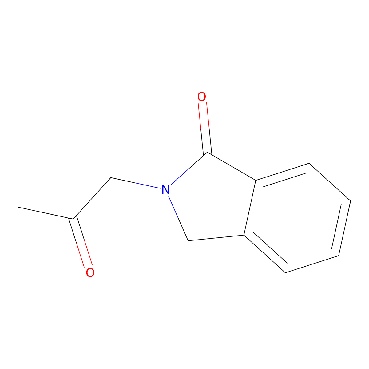 2-(2-Oxopropyl)isoindolin-1-one molecular structure, CAS 1248216-94-5