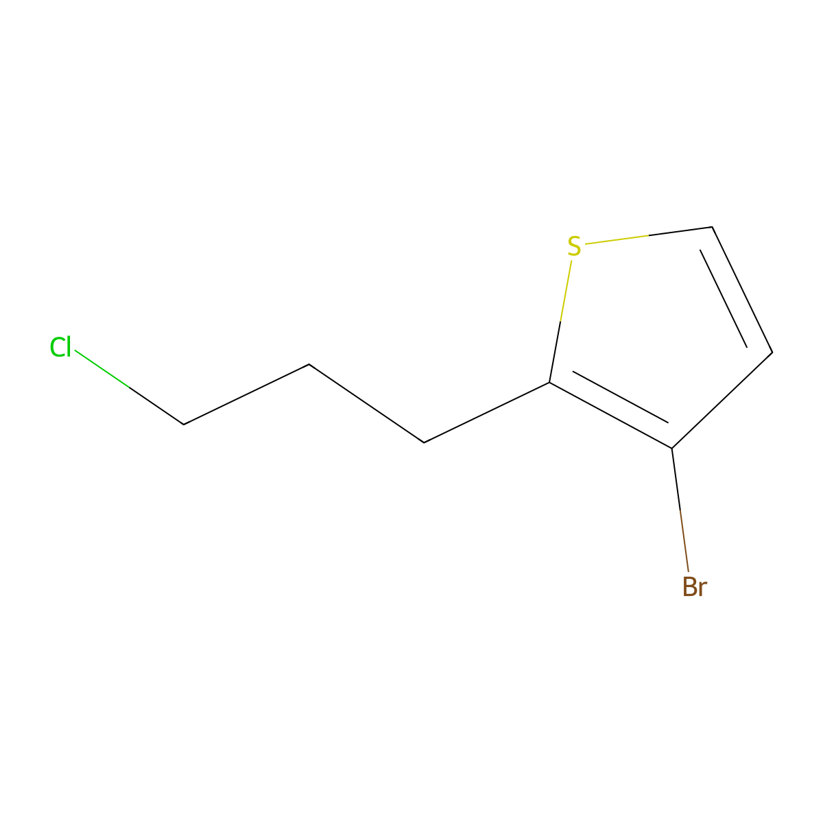 3-Bromo-2-(3-chloropropyl)thiophene molecular structure, CAS 1248226-68-7
