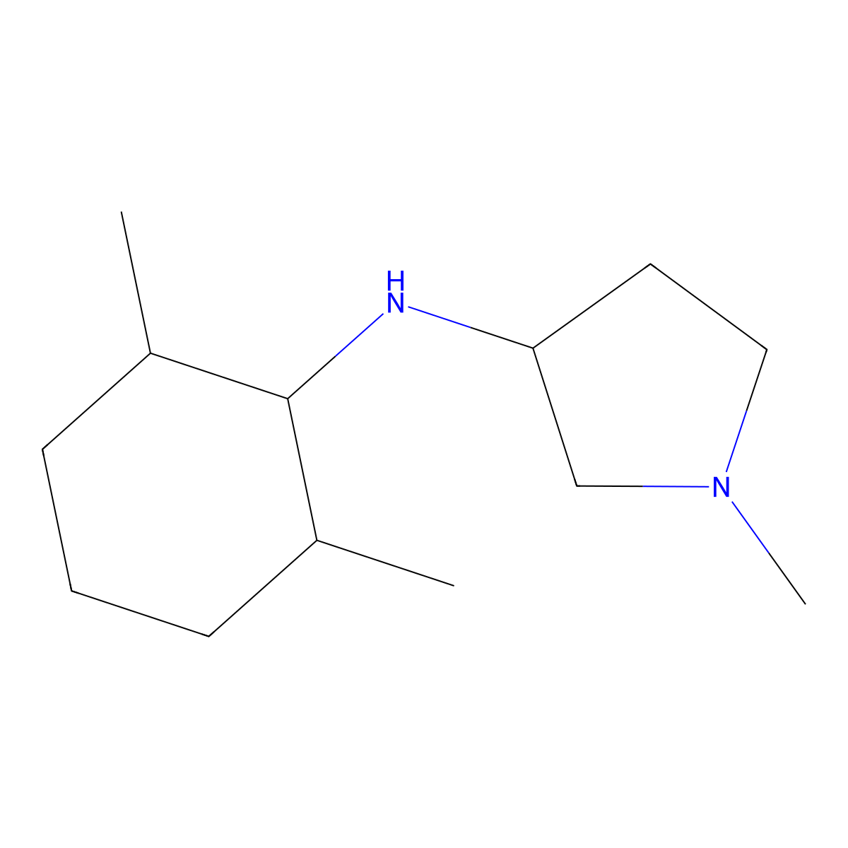 N-(2,6-dimethylcyclohexyl)-1-methylpyrrolidin-3-amine molecular structure, CAS 1248243-65-3