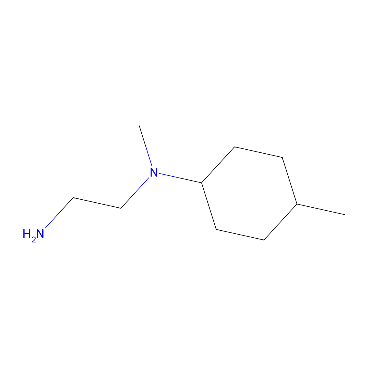N-(2-aminoethyl)-N,4-dimethylcyclohexan-1-amine molecular structure, CAS 1248248-12-5