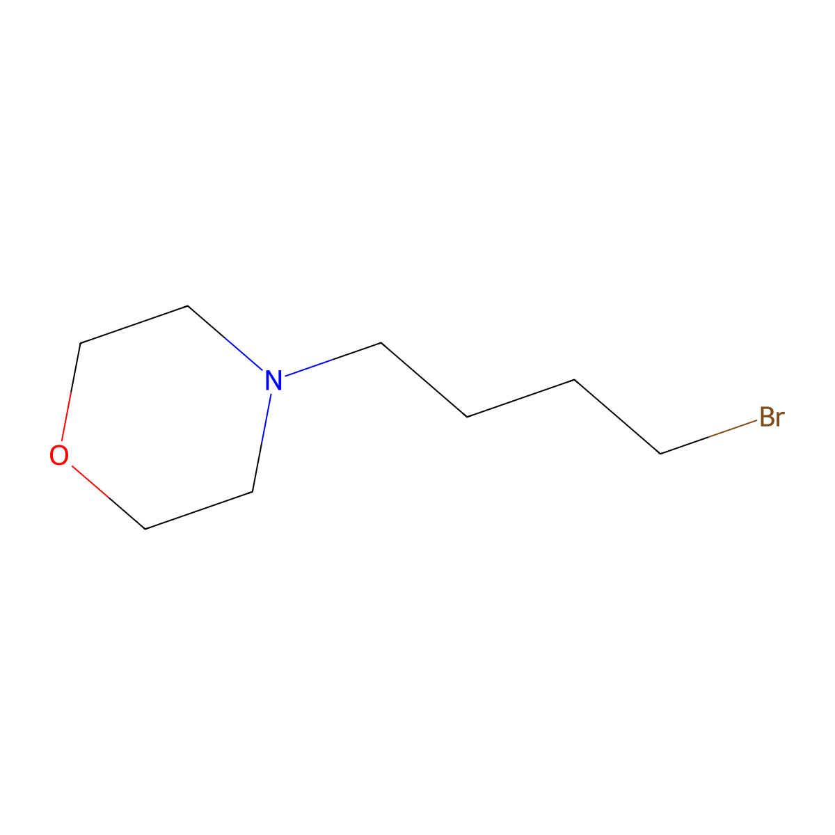 4-(4-Bromobutyl)morpholine molecular structure, CAS 1248298-64-7