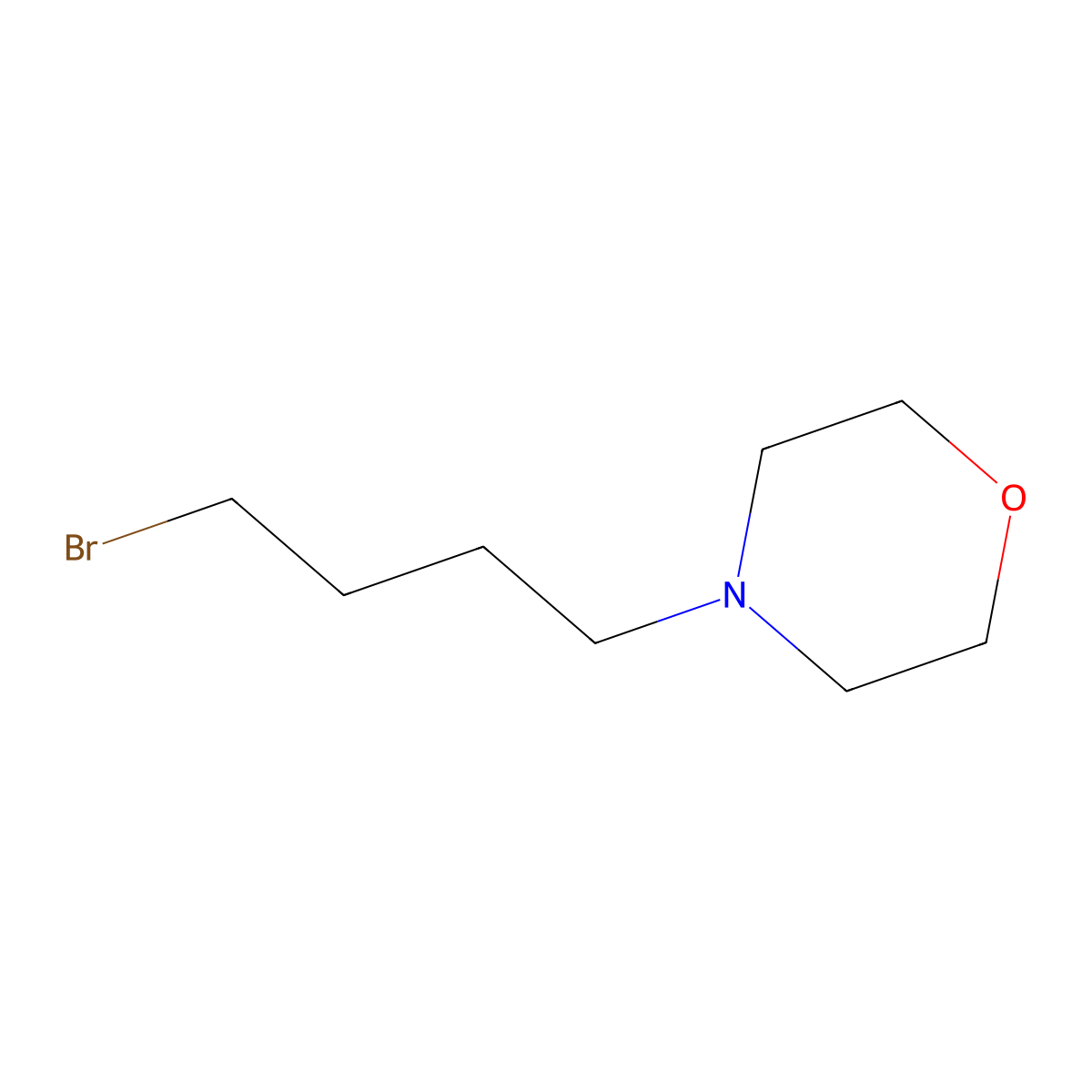 4-(4-Bromobutyl)morpholine molecular structure, CAS 1248298-64-7