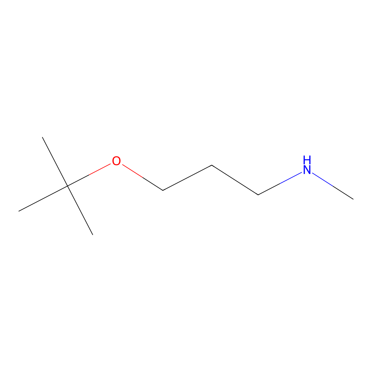 [3-(Tert-butoxy)propyl](methyl)amine molecular structure, CAS 1248303-10-7