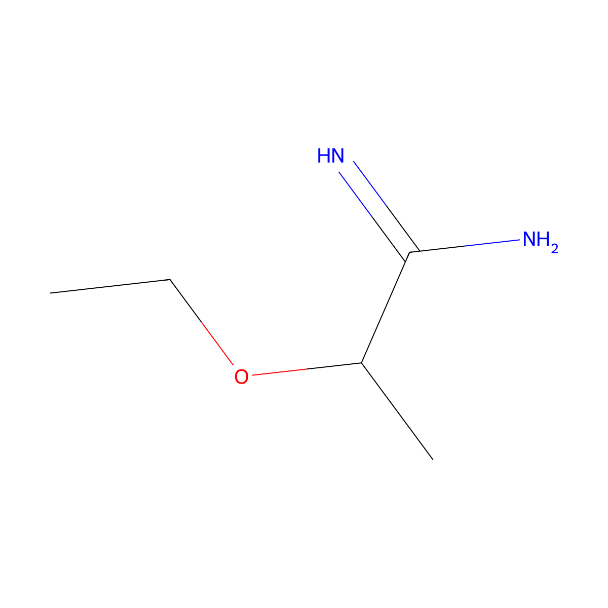 2-Ethoxypropanimidamide molecular structure, CAS 1248309-06-9