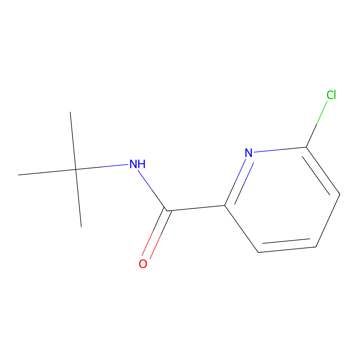 N-(tert-Butyl)-6-chloropicolinamide molecular structure, CAS 1248309-44-5