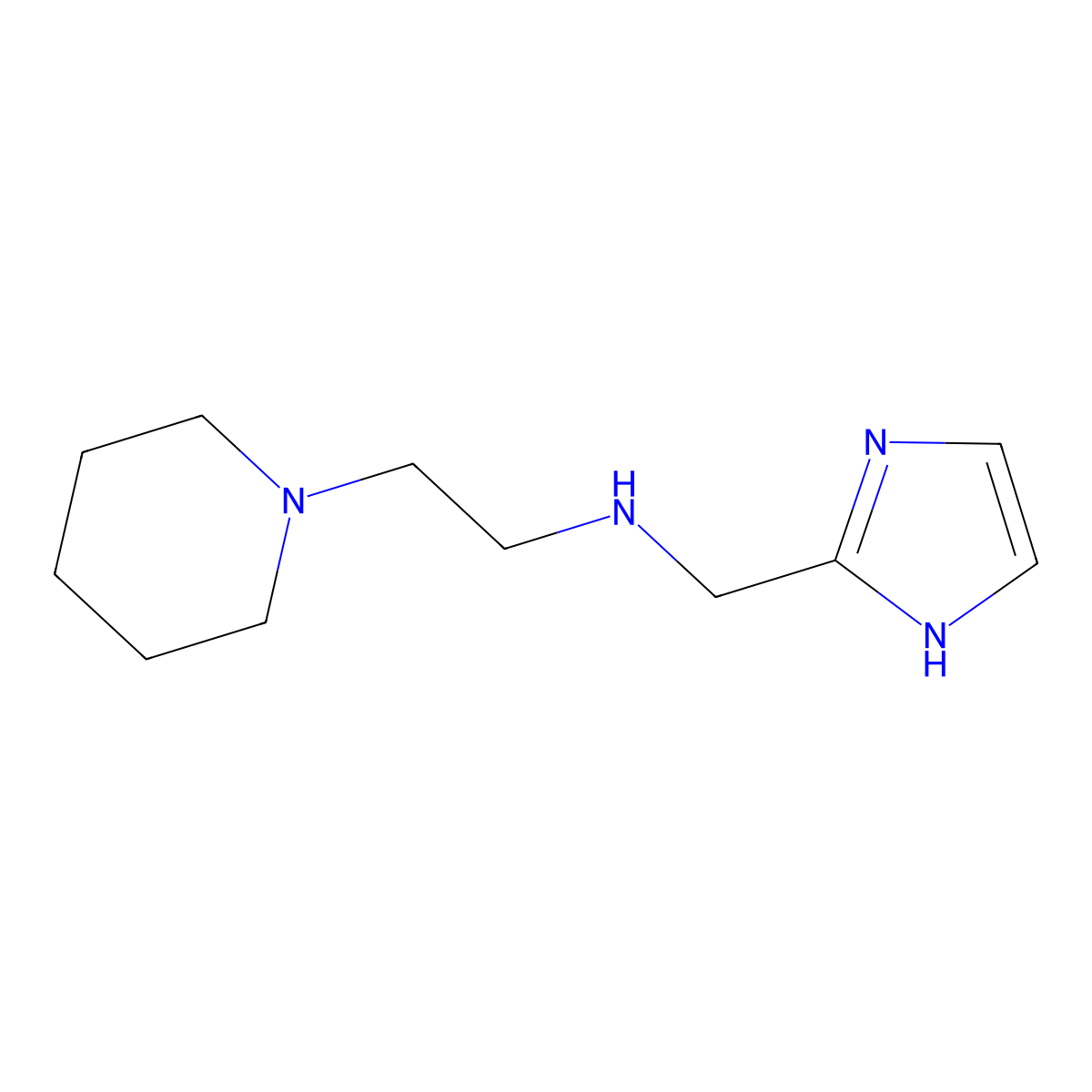N-((1H-Imidazol-2-yl)methyl)-2-(piperidin-1-yl)ethan-1-amine molecular structure, CAS 1248311-89-8