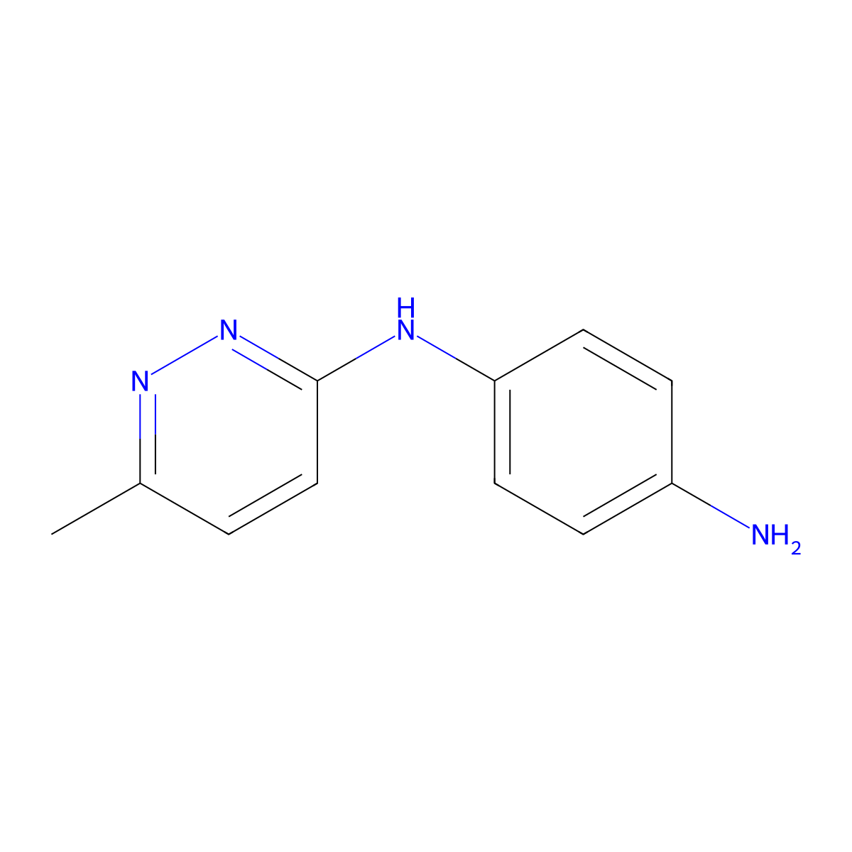 N1-(6-methylpyridazin-3-yl)benzene-1,4-diamine molecular structure, CAS 1248318-31-1
