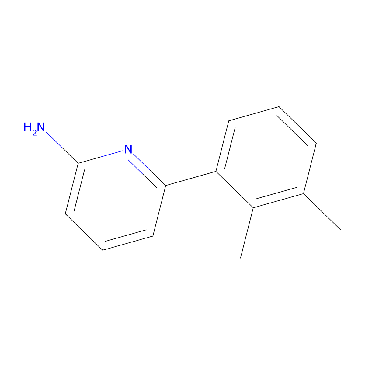 6-(2,3-Dimethylphenyl)-2-pyridinamine molecular structure, CAS 1248319-31-4