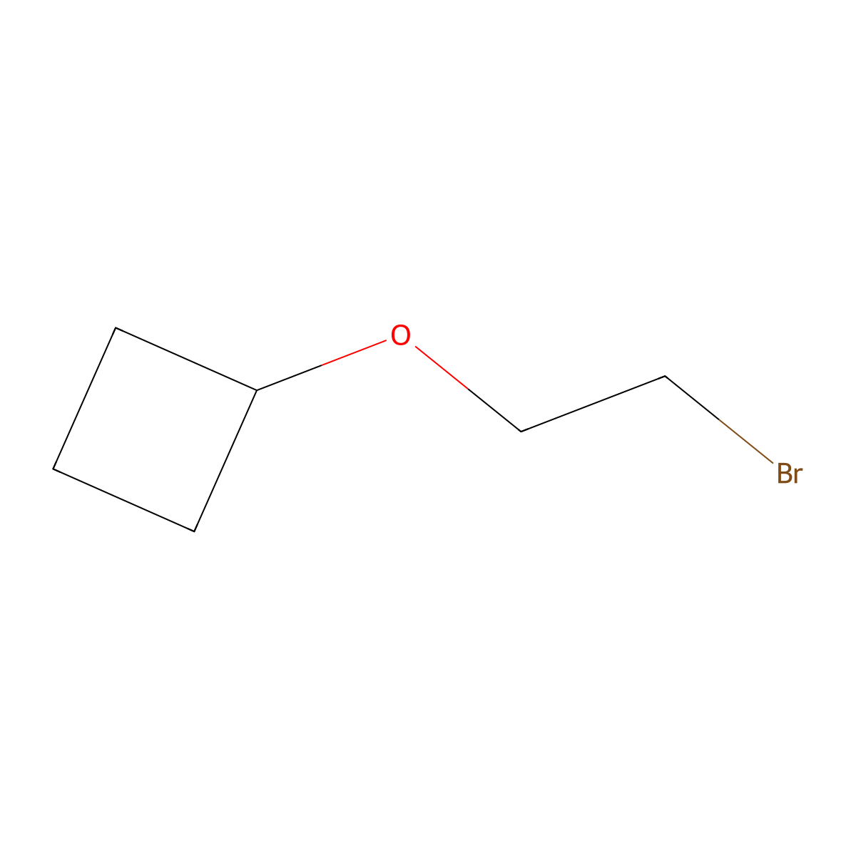 (2-Bromoethoxy)cyclobutane molecular structure, CAS 1248321-92-7