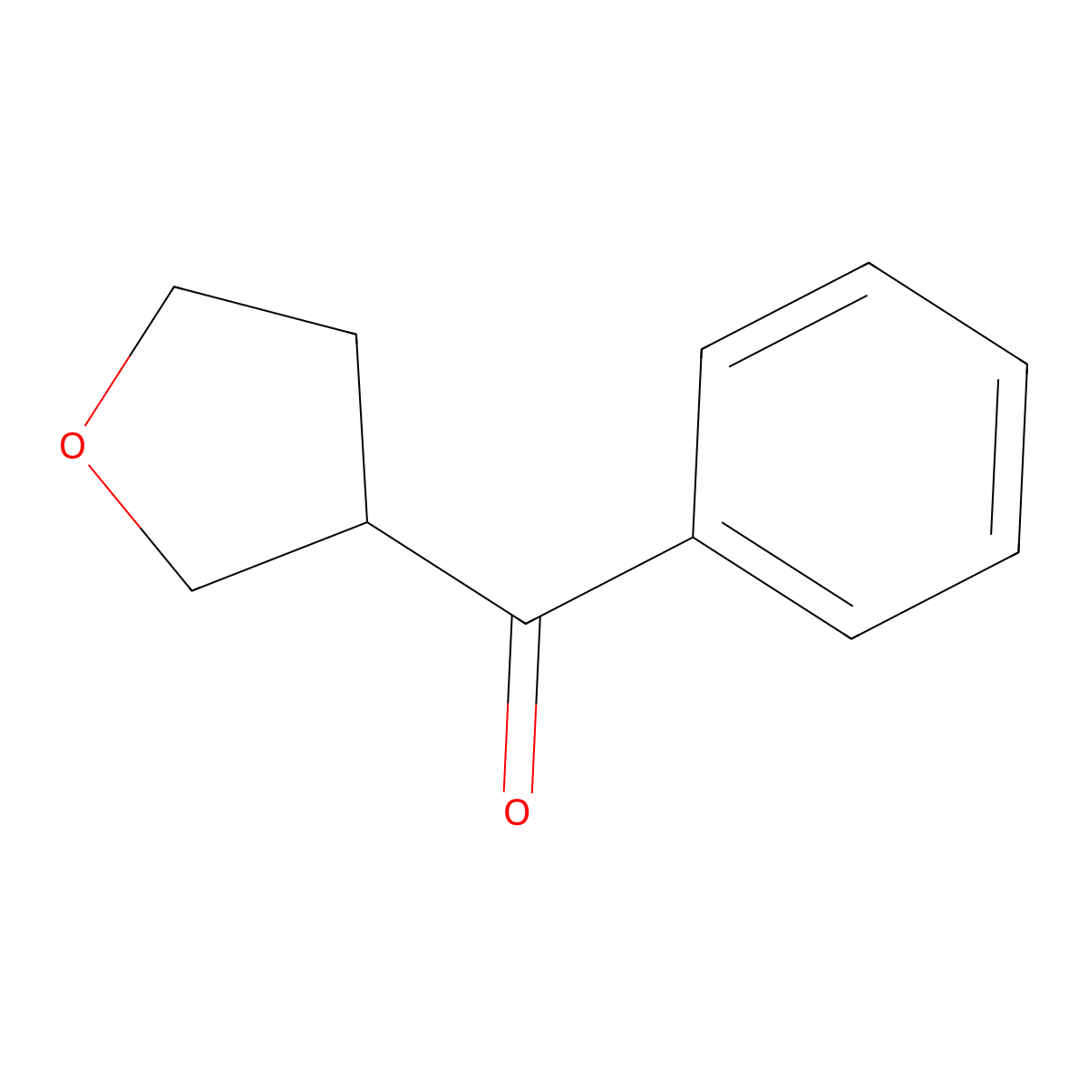 3-Benzoyloxolane molecular structure, CAS 1248356-66-2
