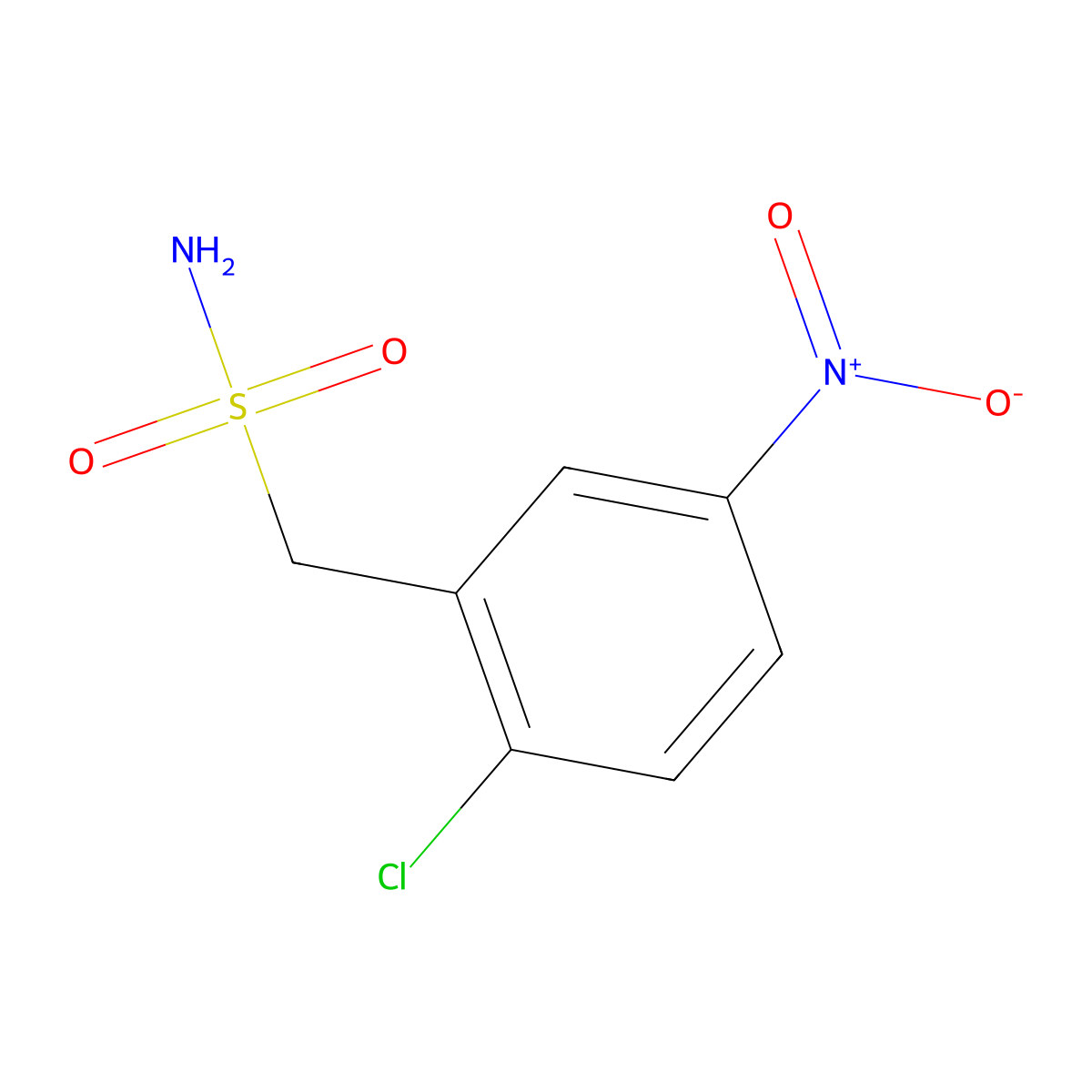 (2-Chloro-5-nitrophenyl)methanesulfonamide molecular structure, CAS 1248363-77-0