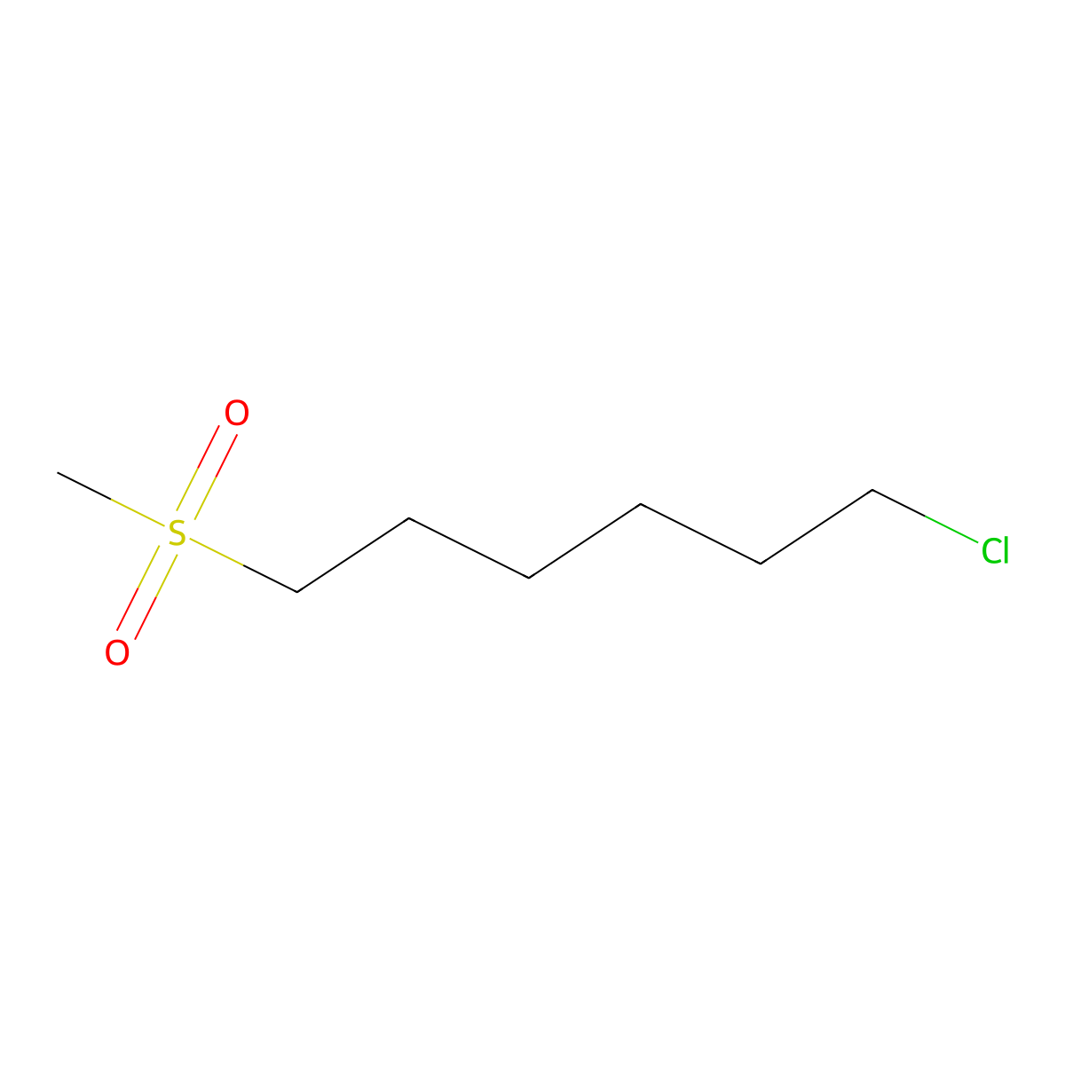 1-Chloro-6-methanesulfonylhexane molecular structure, CAS 1248380-44-0