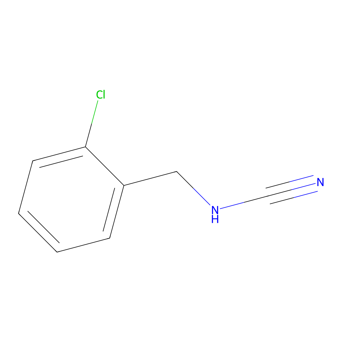 (2-Chlorobenzyl)cyanamide molecular structure, CAS 1248431-20-0