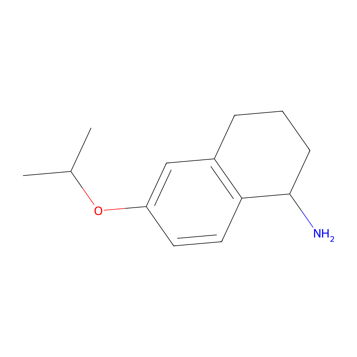6-(Propan-2-yloxy)-1,2,3,4-tetrahydronaphthalen-1-amine molecular structure, CAS 1248434-33-4