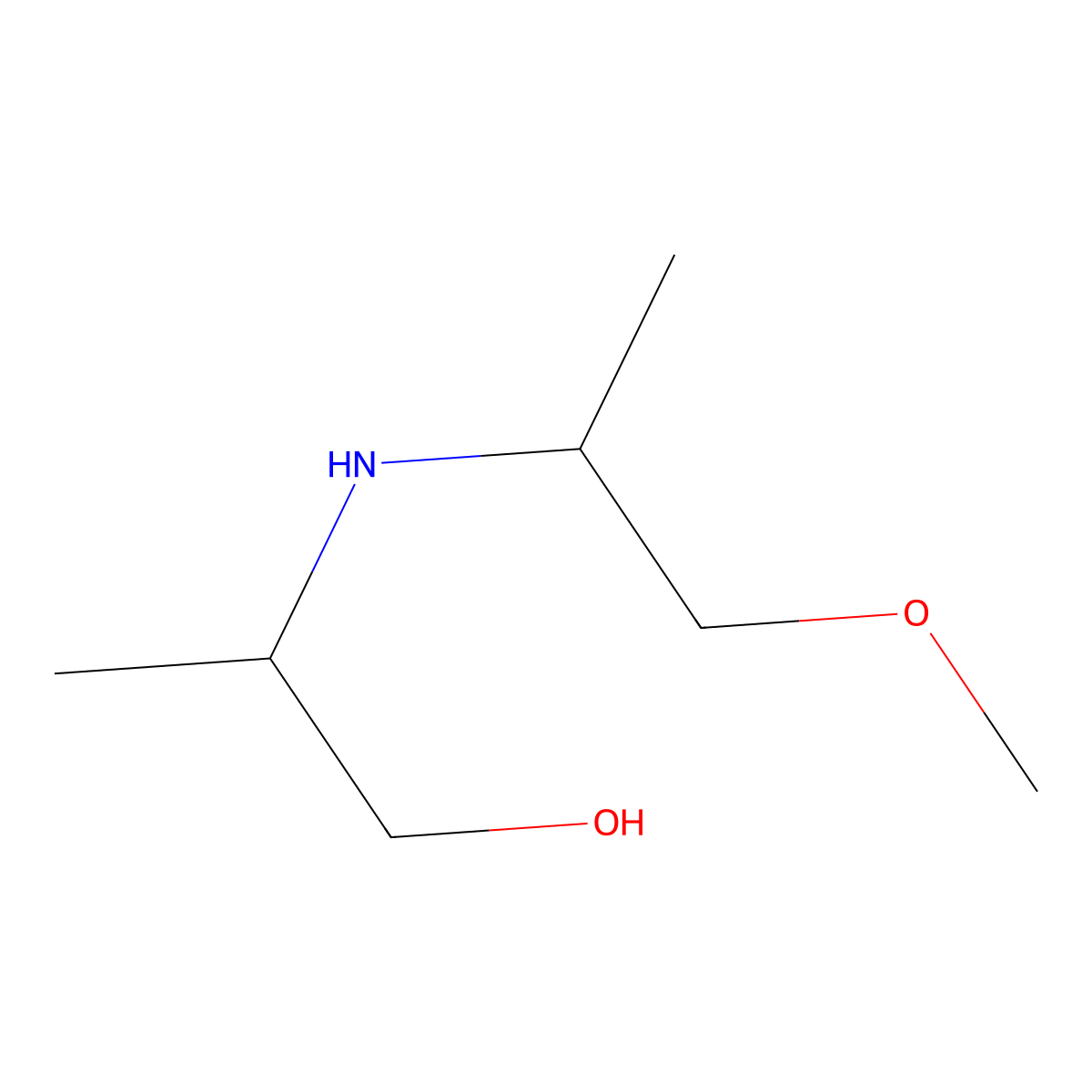 2-[(1-Methoxypropan-2-yl)amino]propan-1-ol molecular structure, CAS 1248435-32-6