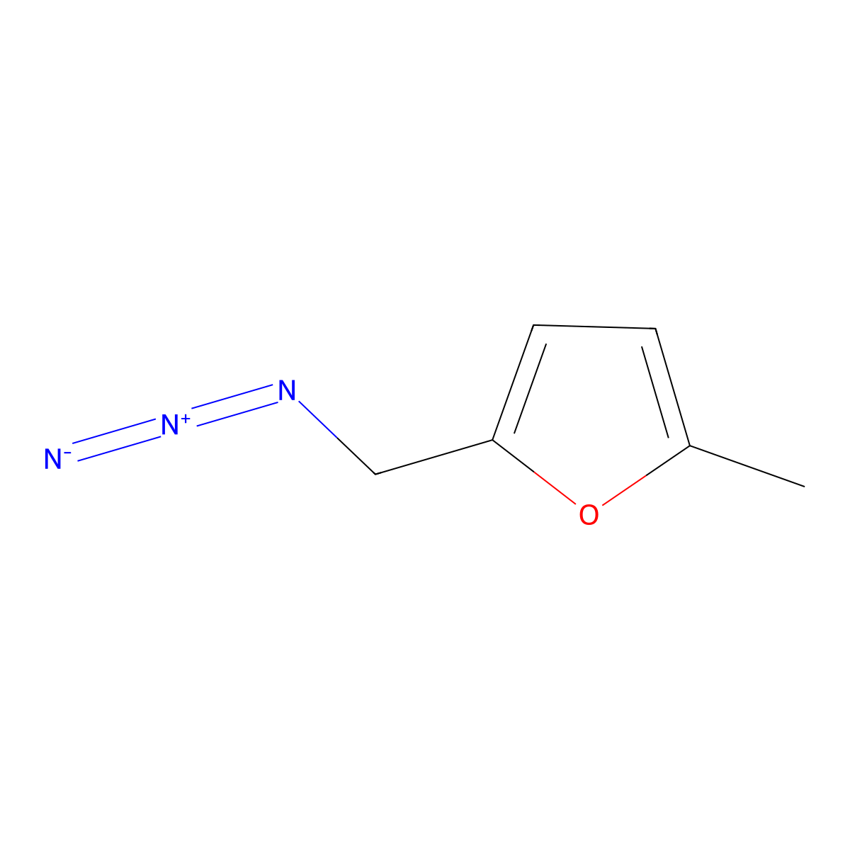 2-(Azidomethyl)-5-methylfuran molecular structure, CAS 1248438-01-8
