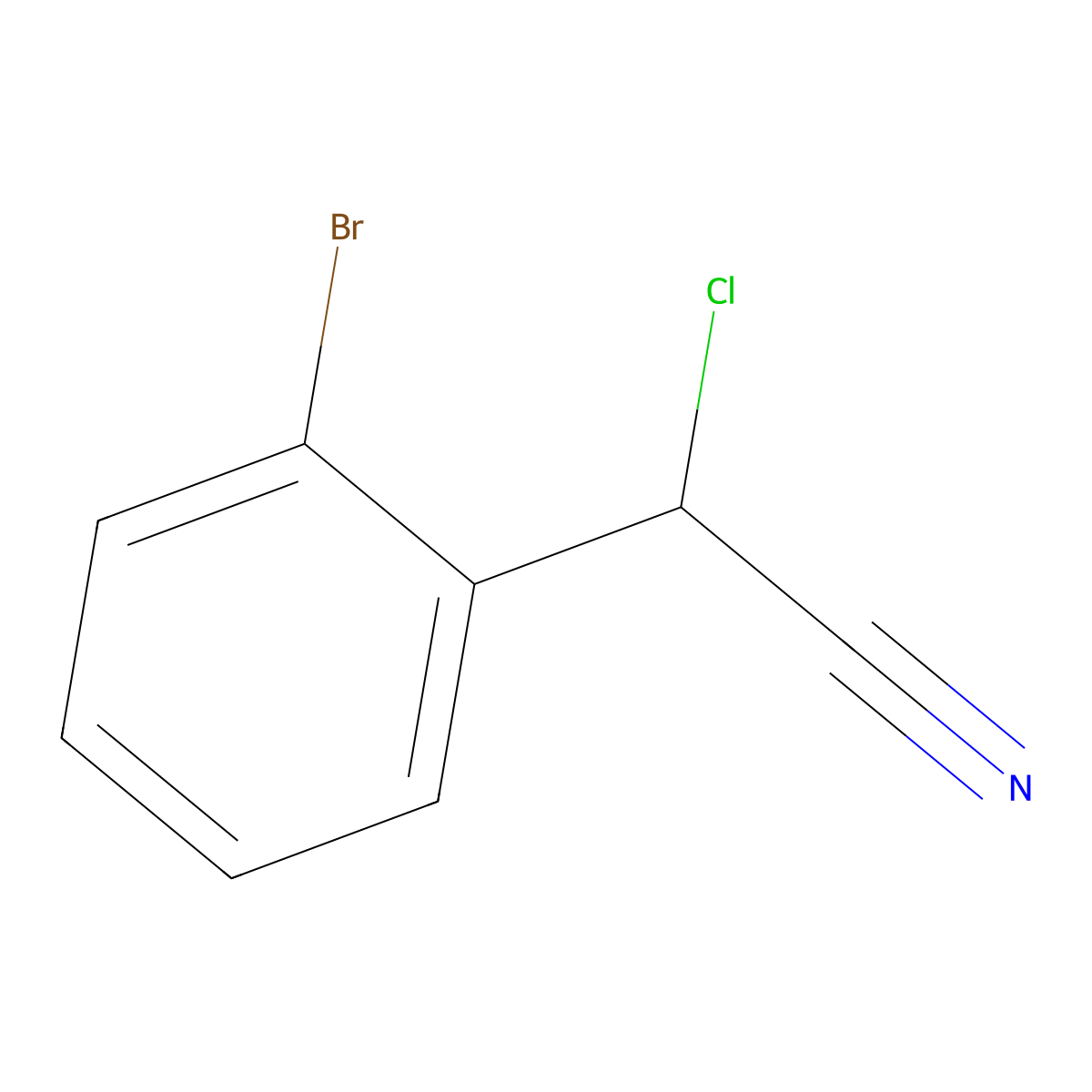 2-(2-Bromophenyl)-2-chloroacetonitrile molecular structure, CAS 1248448-76-1