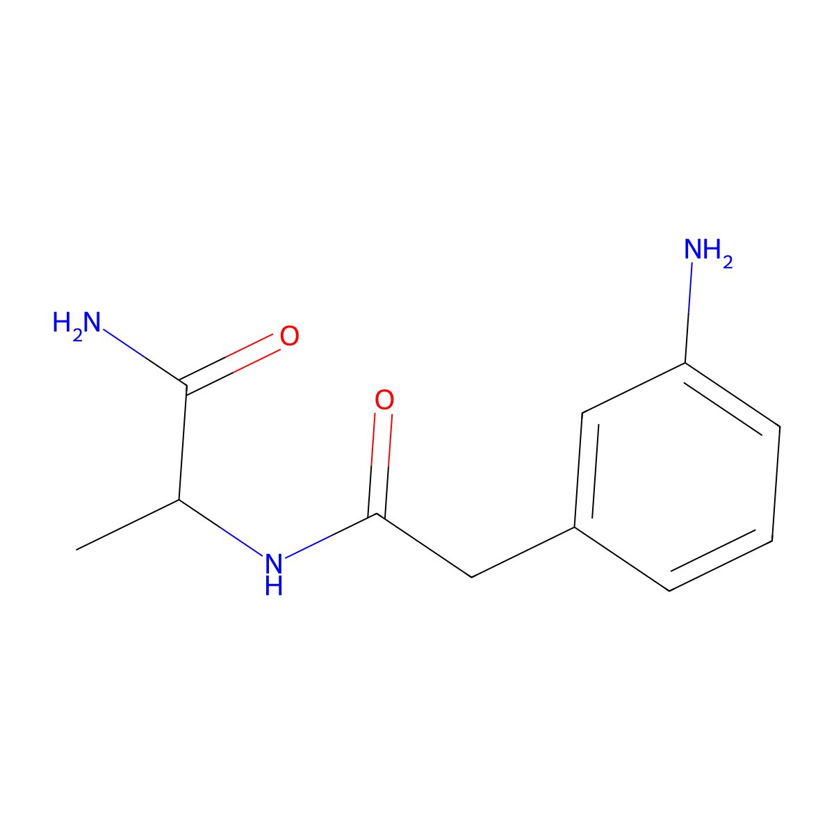 2-[2-(3-Aminophenyl)acetamido]propanamide molecular structure, CAS 1248455-12-0