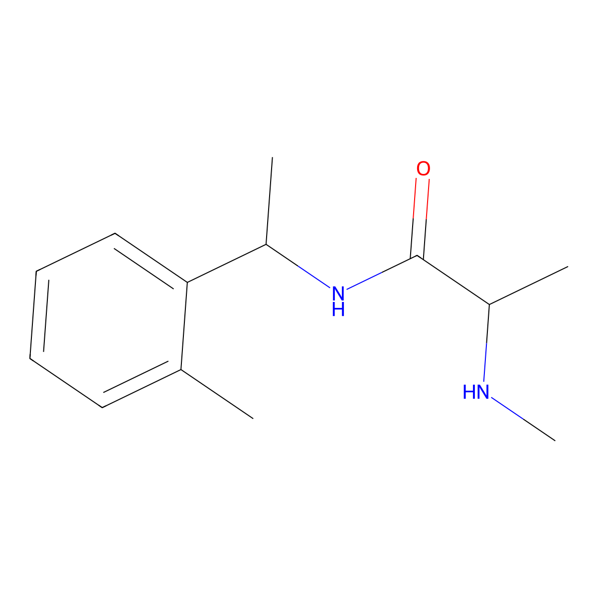 2-(Methylamino)-N-(1-(o-tolyl)ethyl)propanamide molecular structure, CAS 1248463-91-3